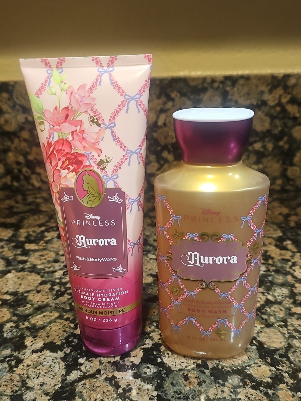 Bath & Body Works Disney Princess Aurora Hydrating Body Cream & Wash